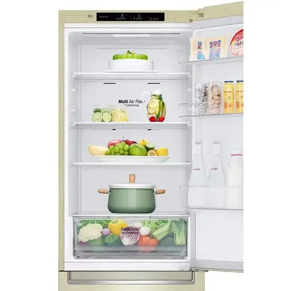 Холодильник з морозильною камерою LG GC-B459SECL