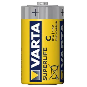 Батарейка Varta C bat Carbon-Zinc 2шт SUPERLIFE (02014101412)