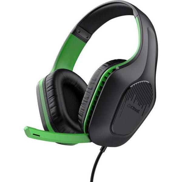 Навушники з мікрофоном Trust GXT 415X Zirox Black/Green (24994)