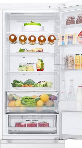 Холодильник з морозильною камерою LG GW-B509FVFW