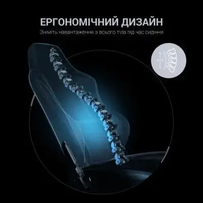 Комп'ютерне крісло для геймера Anda Seat Luna L Grey Fabric (AD18-44-G-F)