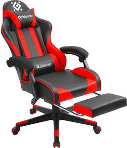 Комп'ютерне крісло для геймера Defender Rock black/red (64346) Комп'ютерне крісло для геймера Defender Rock black/red (64346)