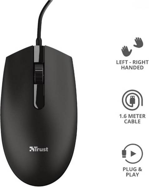 Миша Trust Basic USB Black (24271_TRUST)