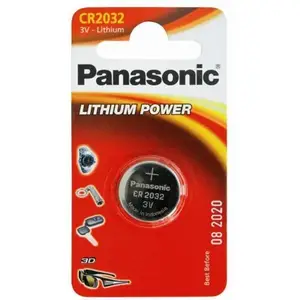 Батарейка Panasonic CR-2032 bat(3B) Lithium 1шт (CR-2032EL/1B)