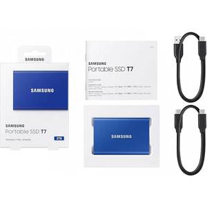 SSD накопичувач Samsung T7 2 TB Indigo Blue (MU-PC2T0H/WW) SSD накопичувач Samsung T7 2 TB Indigo Blue (MU-PC2T0H/WW)
