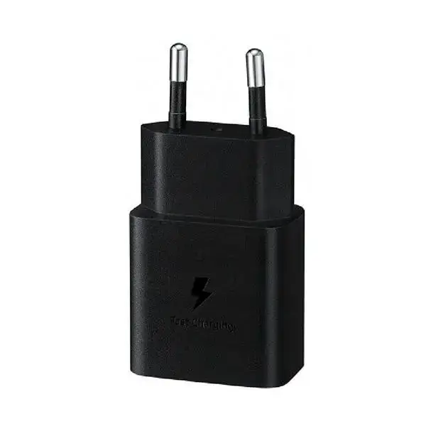 Сетевое зарядное устройство для Samsung 15W PD Power Adapter (w/o cable) Black (EP-T1510NBE)