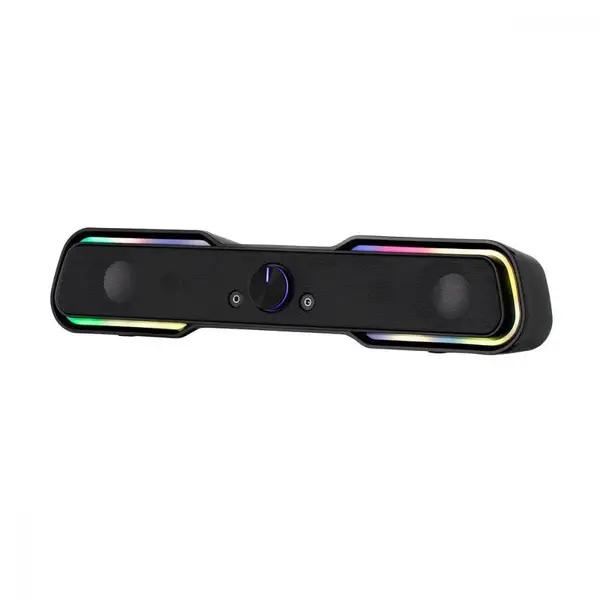 Саундбар 2E PCS101 RGB 2.0 USB Black (2E-PCS101BK)