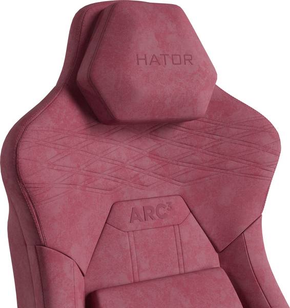 Комп'ютерне крісло для геймера HATOR Arc 3 XL Velour Orchid Pink (HTC3444XL)