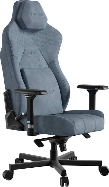 Комп'ютерне крісло для геймера HATOR Arc 3 XL Velour Blue (HTC3445XL)