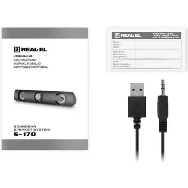 Саундбар REAL-EL S-170 Black