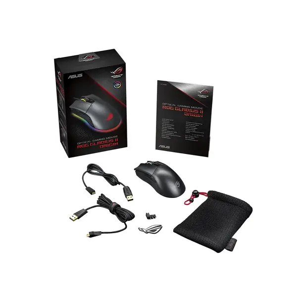 Миша ASUS ROG Gladius II Origin Black (90MP00U1-B0UA00)