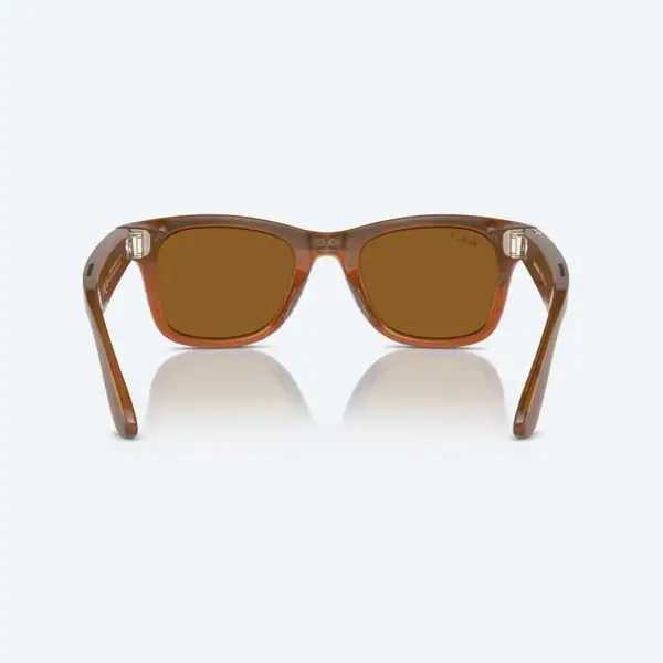 Смарт-окуляри Ray-Ban Meta Wayfarer Shiny Caramel Frame Brown Lenses (RW4006 670683 50-22)