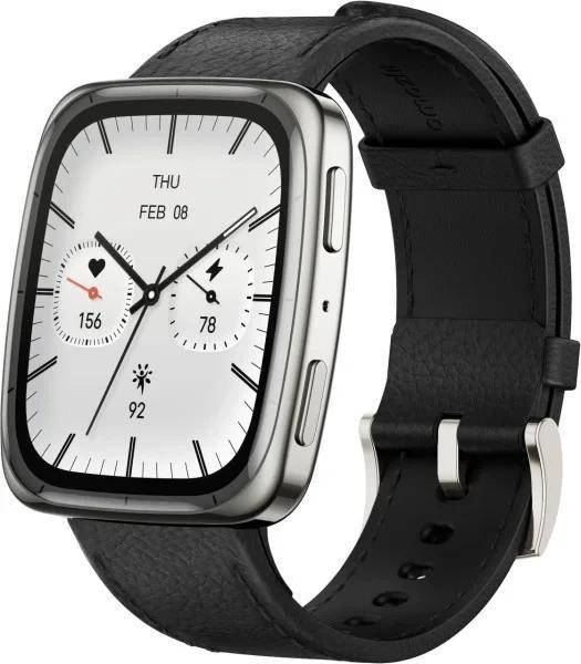 Смарт-годинник Amazfit Active 2 Black Leather (W2440GL3N)