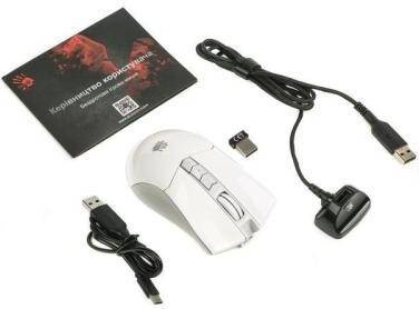 Миша Bloody R90 Plus Greyish White