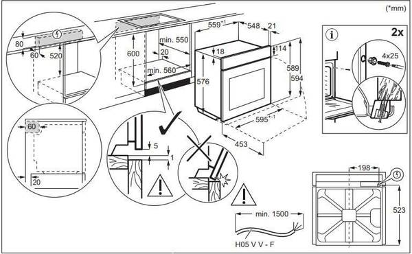 Духовка електрична Electrolux LOE8F38Z