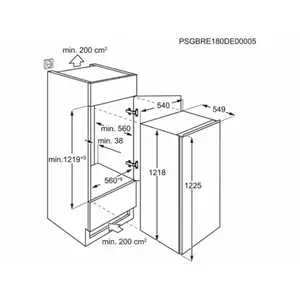 Холодильник з морозильною камерою Electrolux LFB3AE12S1 Холодильник з морозильною камерою Electrolux LFB3AE12S1