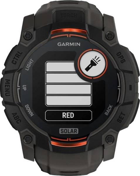 Смарт-годинник Garmin Instinct 3 50mm Solar Black with Charcoal Band (010-02935-00/40)