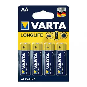Батарейка Varta AA bat Alkaline 4шт LONGLIFE EXTRA (04106101414)