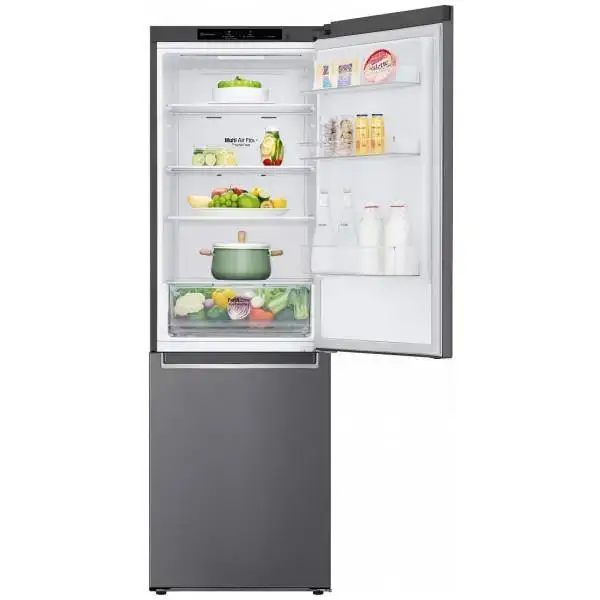 Холодильник з морозильною камерою LG GC-B459SLCL