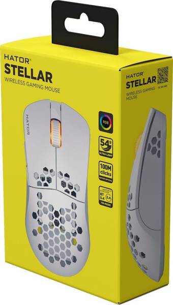 Миша HATOR Stellar White (HTM651)