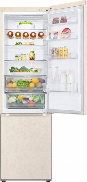 Холодильник з морозильною камерою LG GC-B509FEMW