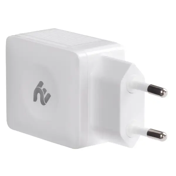Мережевий зарядний пристрій 2E Wall Charger 2xUSB 4.2A, White (2E-WC4USB-W)