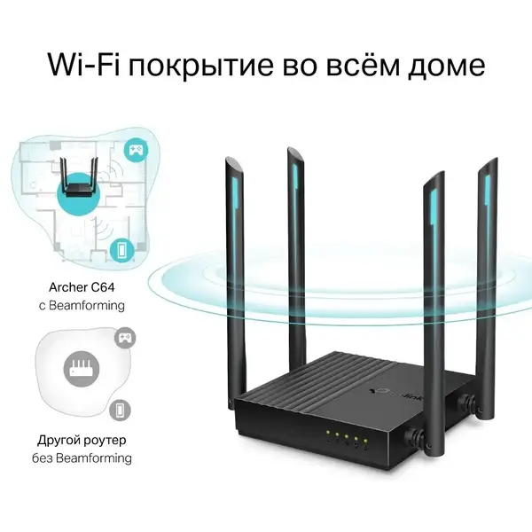 Бездротовий маршрутизатор (роутер) TP-Link Archer C64