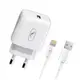 Мережевий зарядний пристрій SkyDolphin SC22EL White + Lightning (MZP-000158)