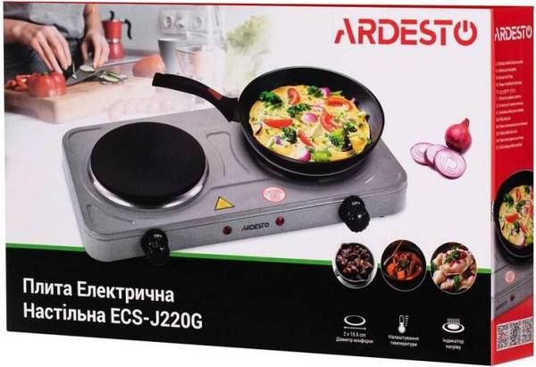 Настільна плита Ardesto ECS-J220G
