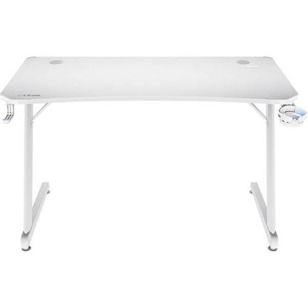 Геймерський ігровий стіл Trust GXT 709W Luminus White (25328)