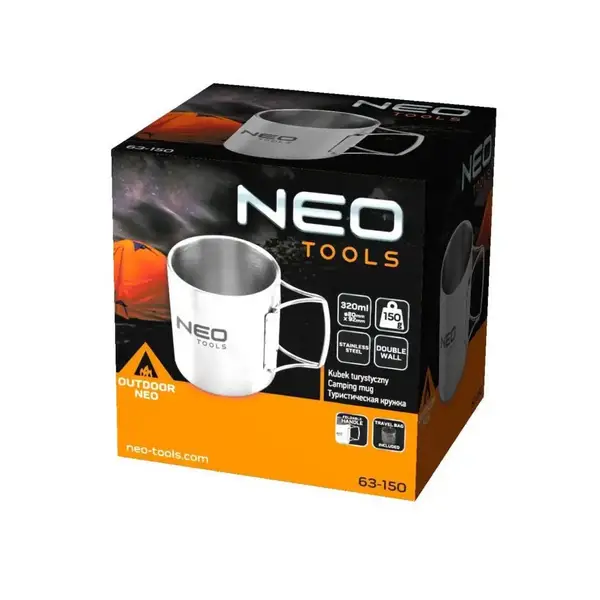 Кружка туристична NEO Tools 63-150