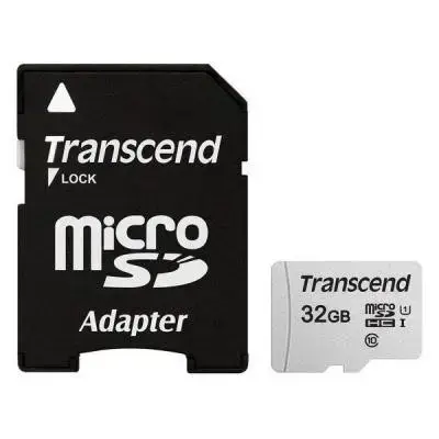 Карта памяти Transcend 32 GB microSDHC UHS-I 300S + SD Adapter TS32GUSD300S-A