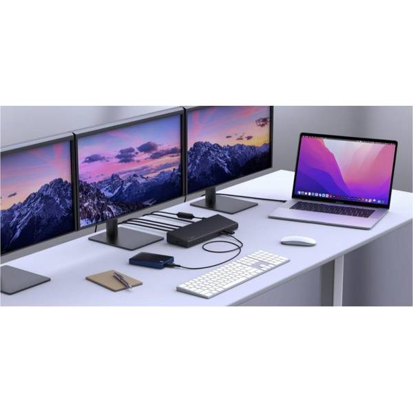Док-станція для ноутбука Belkin Universal USB-C Triple Display Dock (INC007vfBK)
