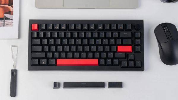 Клавіатура Lemokey X4 84Key Keychron Red QMK/VIA Black (X4-H1-UA)