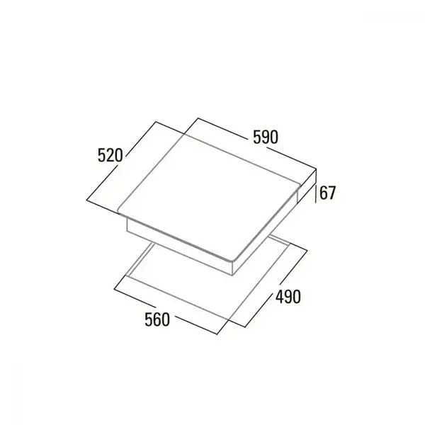 Варильна поверхня електрична Cata TN 604 (08040011)