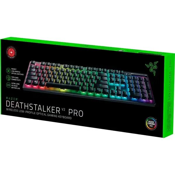 Клавіатура Razer DeathStalker V2 Pro Wireless Red Switch (RZ03-04360800-R3M1)