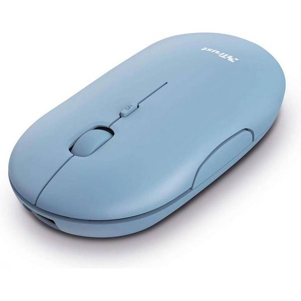 Миша Trust Puck Rechargeable Ultra-Thin BT WL Silent Blue (24126_TRUST)