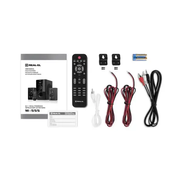 Мультимедійна акустика REAL-EL M-555 Black