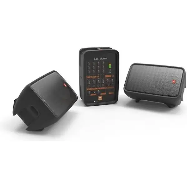 Акустичний комплект (активний мікшер + 2 колонки) JBL EON208P
