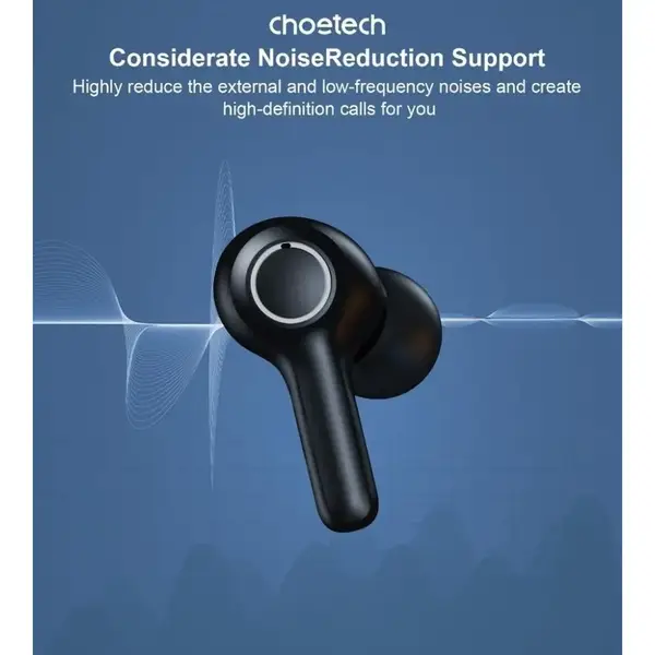 Навушники TWS Choetech BH-T06 Black