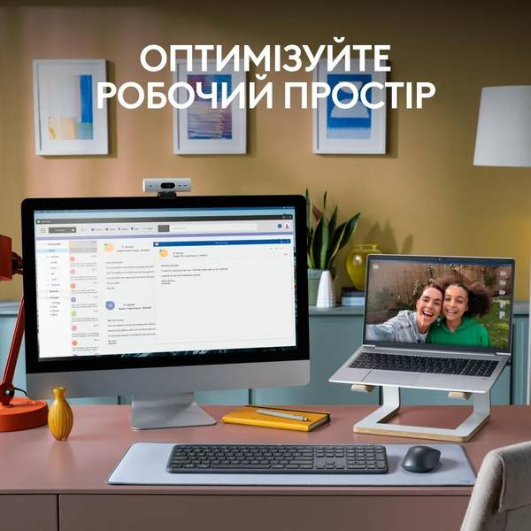 Комплект (клавіатура, миша) Logitech Signature Slim Combo MK950 for Business Graphite (920-012508)