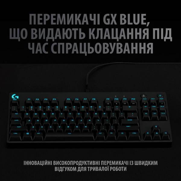 Клавіатура Logitech G PRO Mechanical Gaming USB (920-009392)
