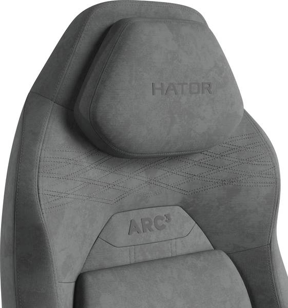 Комп'ютерне крісло для геймера HATOR Arc 3 S Velour Grey (HTC3446S)