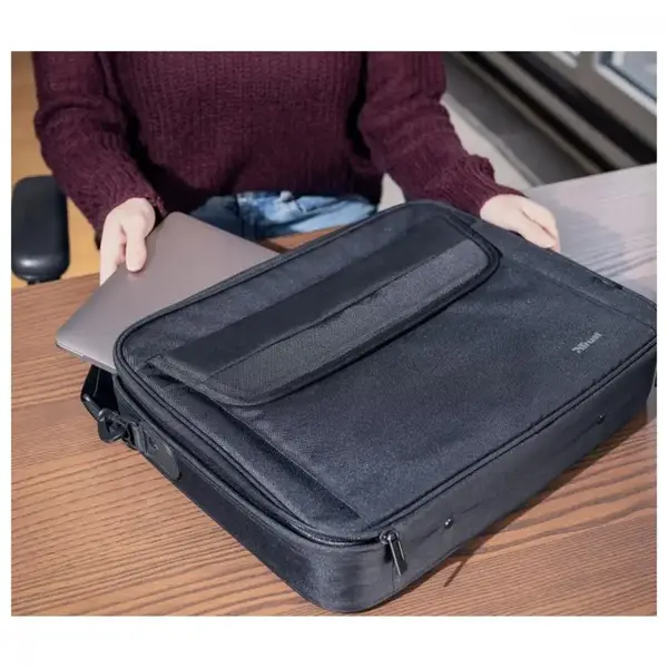 Trust Сумка для ноутбука 15.6" Atlanta Eco Black (24189)