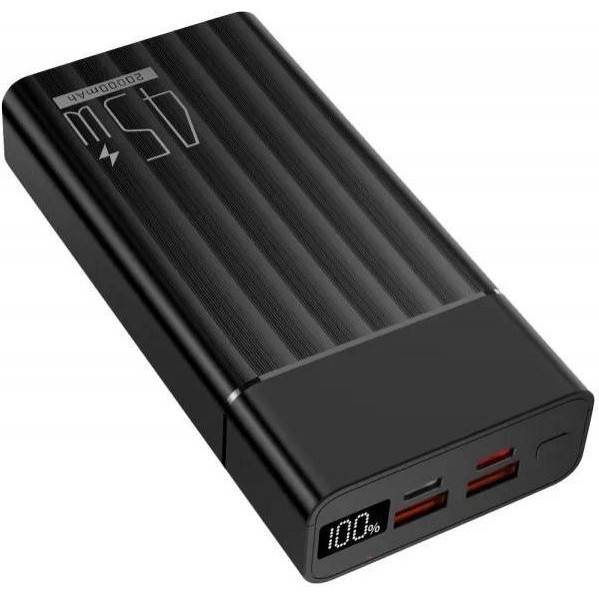 Внешний аккумулятор (павербанк) YENKEE YPB 2145 20000mAh 45W Black (37000116)