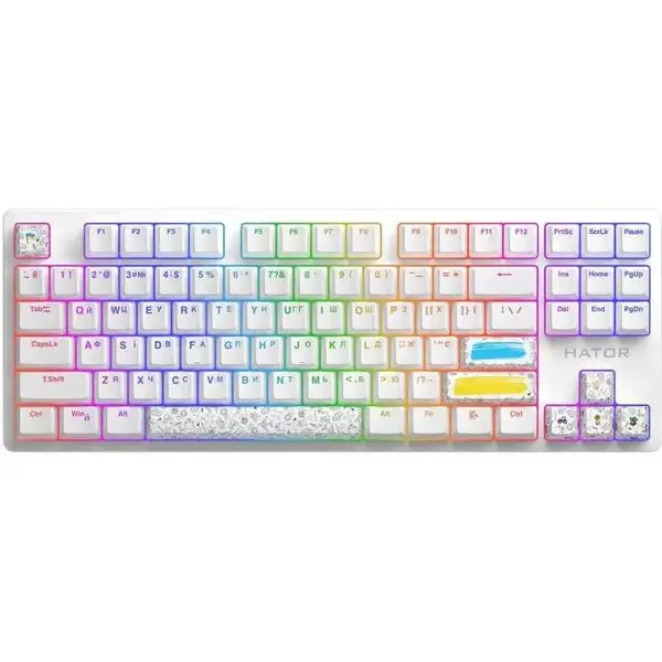 Додаткові змінні клавіші HATOR Authentic Edition white PBT keycaps (HTS-700)