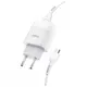 Мережевий зарядний пристрій Hoco C72A Glorious + MicroUSB White