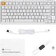 Клавіатура Keychron J1 82 Key K Pro Banana Switch RGB White (J1-Q4-UA)