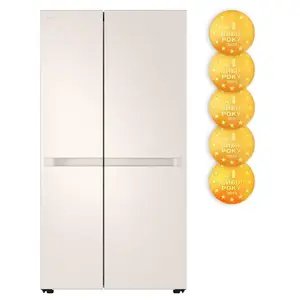 Холодильник з морозильною камерою LG GC-B257KEHW