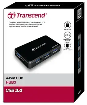 Мультипортовый адаптер Transcend TS-HUB3K